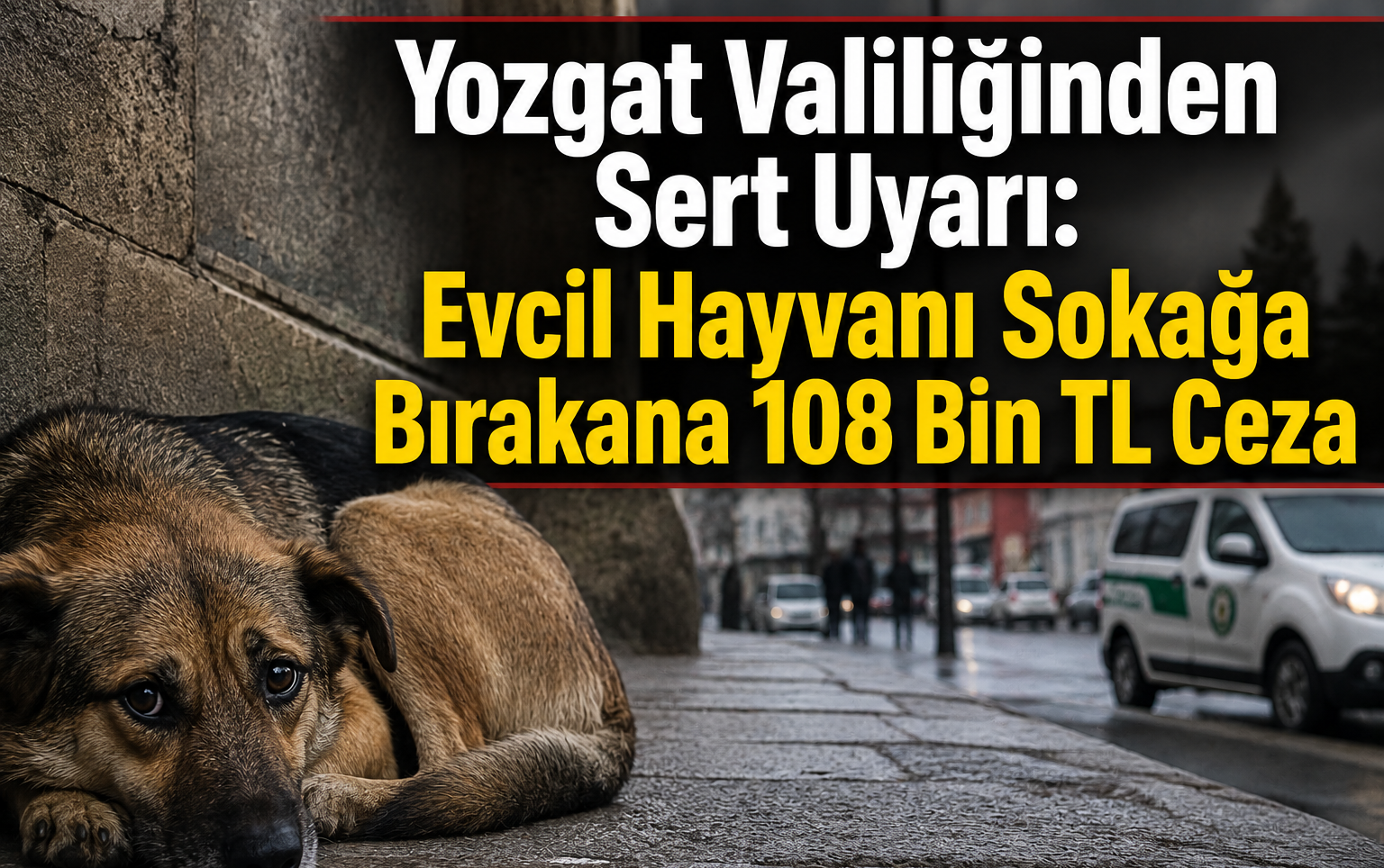 Yozgat Valiliğinden Sert Uyarı: Evcil Hayvanı Sokağa Bırakana 108 Bin TL Ceza