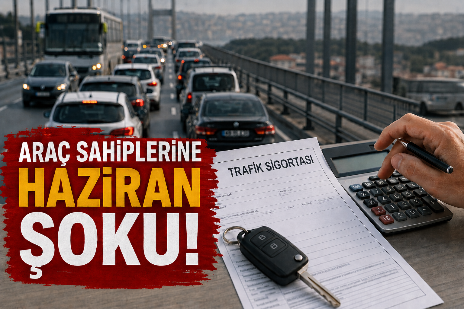 Araç Sahiplerine Haziran Şoku! Trafik Sigortasında Yeni Tavan Fiyatlar Açıklandı