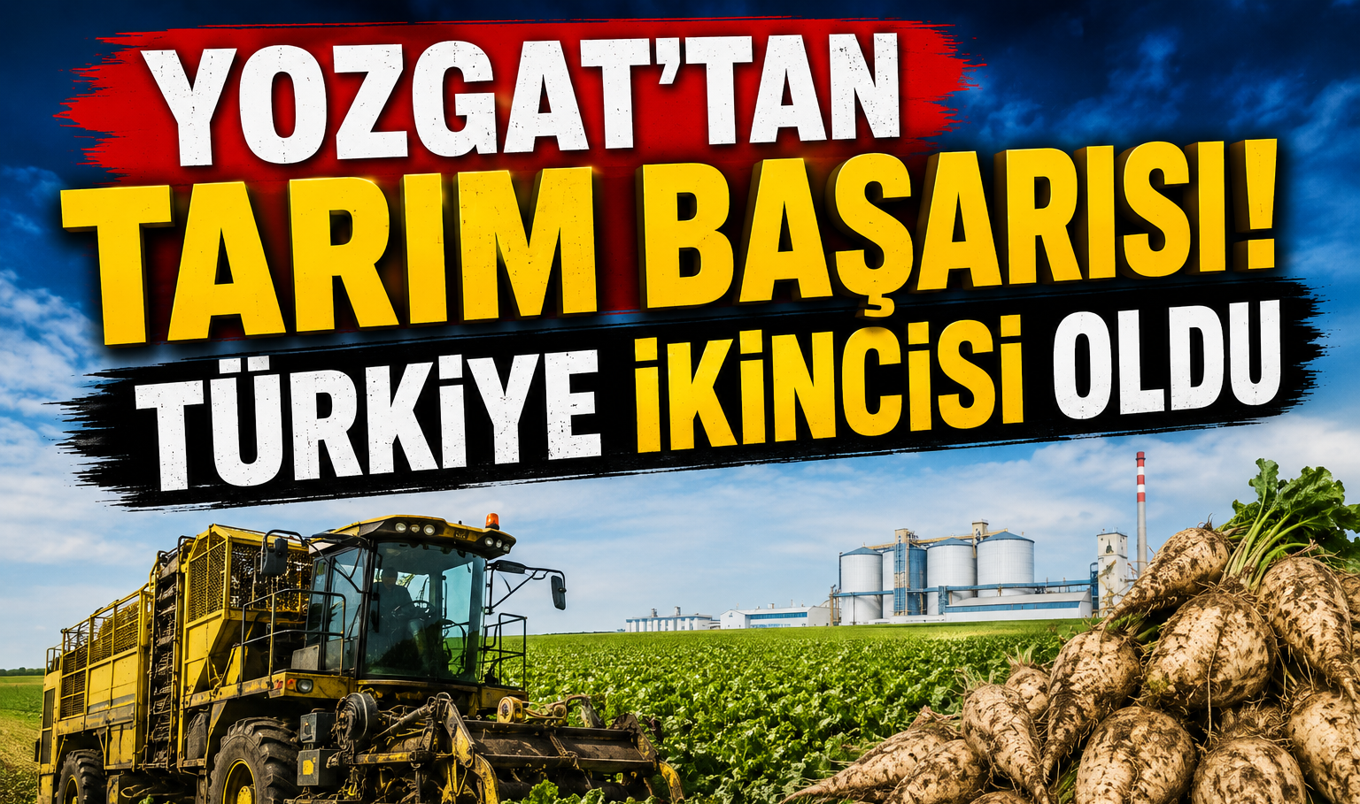 Yozgat'tan Tarım Başarısı! Türkiye İkincisi Oldu