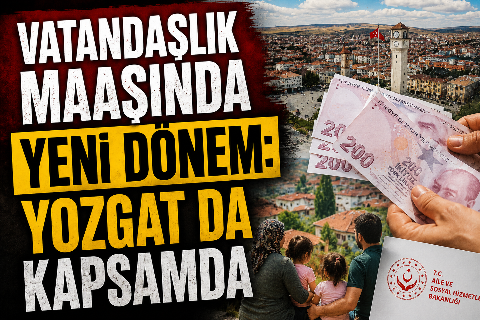 Vatandaşlık Maaşında Yeni Dönem: Yozgat da Kapsamda