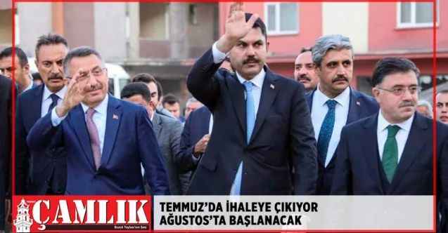 Çağanoğlu çevre düzenlemesi için Temmuzda ihale, Ağustos'ta başlanması bekleniyor