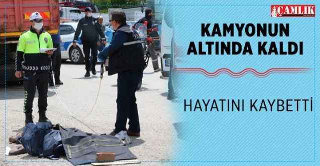 Kamyonetin altında kaldı hayatını kaybetti