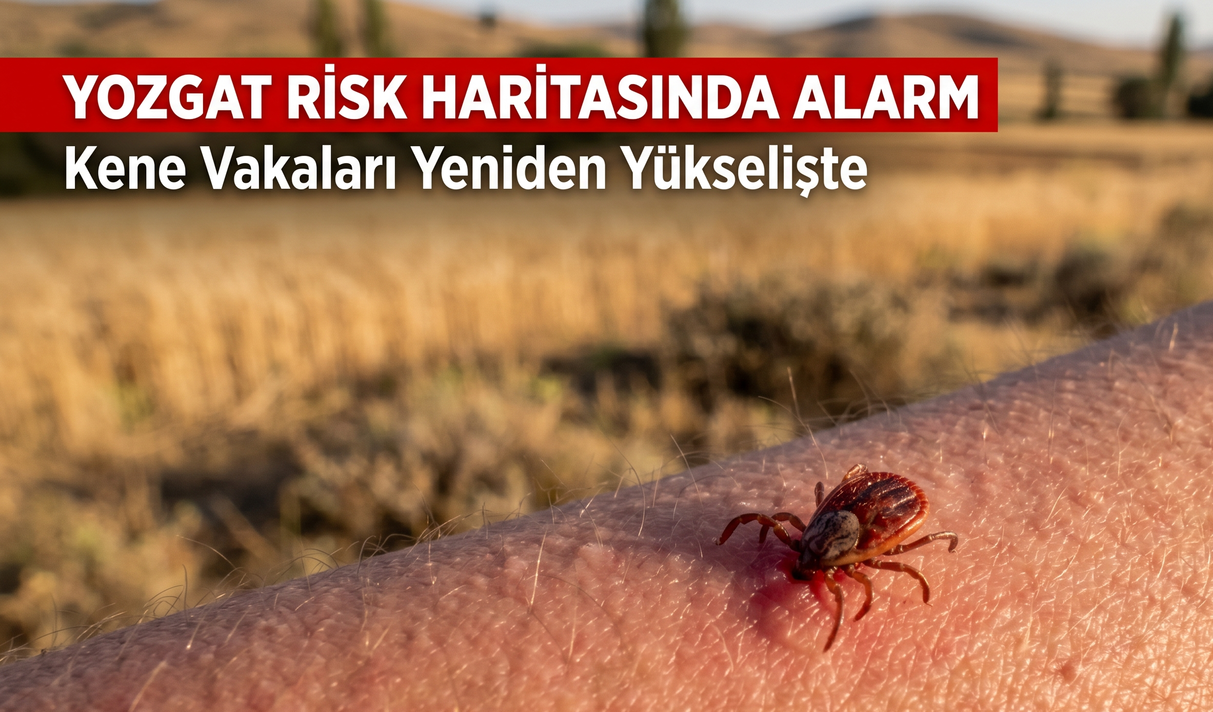 Yozgat Risk Haritasında Alarm: Kene Vakaları Yeniden Yükselişte