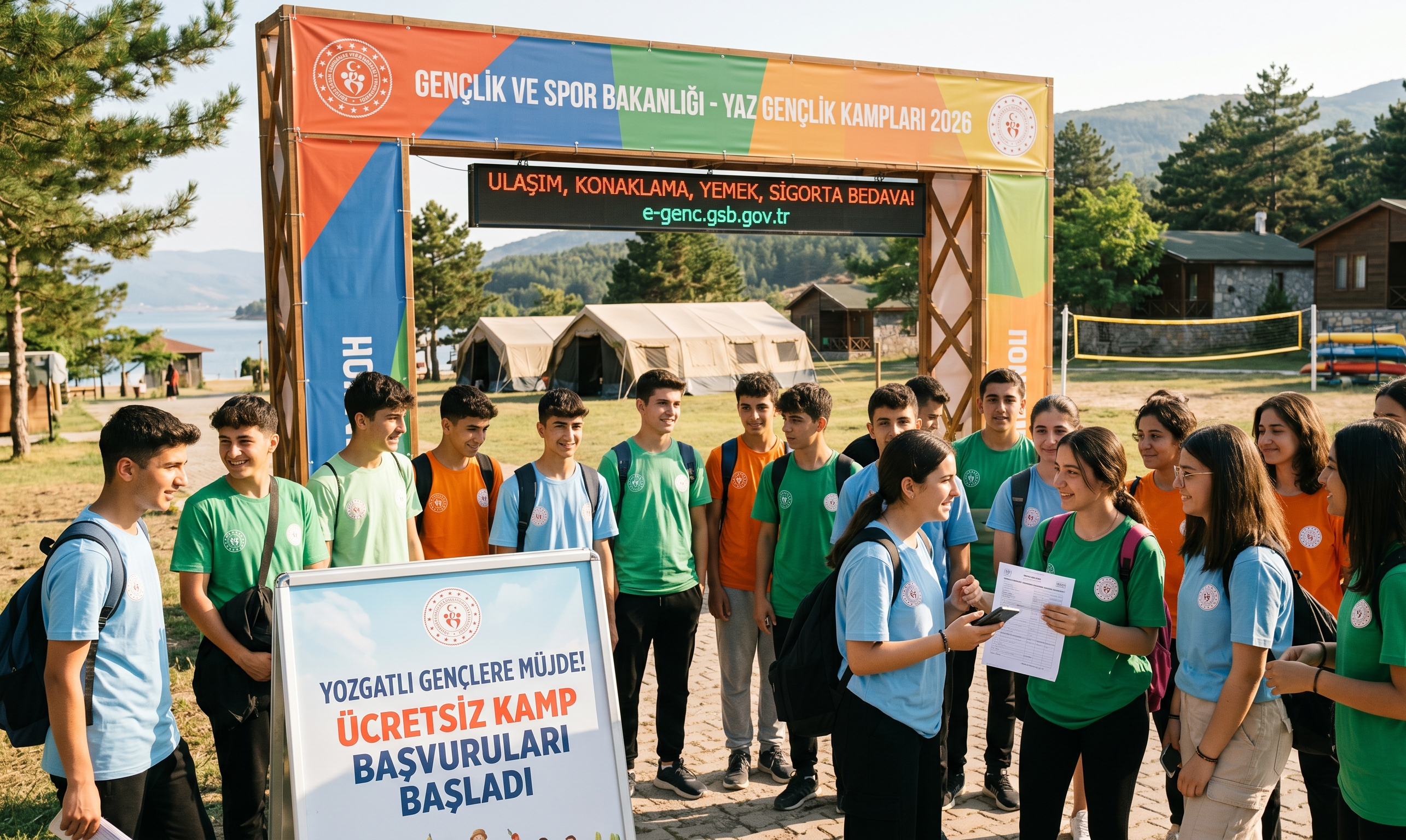 Yozgatlı Gençlere Müjde! Ücretsiz Kamp Başvuruları Başladı