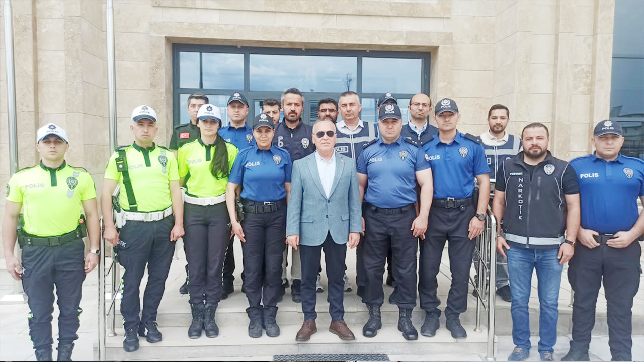 Yozgat Emniyet Müdürü Tuncay Pekin’den İlçe Teşkilatlarına Moral Ziyareti