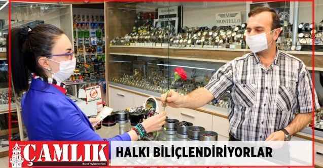 Koronavirüs'e karşı halkı biliçlendiriyorlar