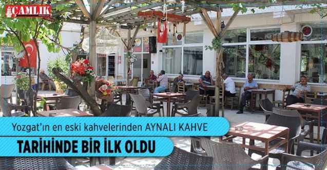 Aynalı Kahve tarihinde bir ilk!