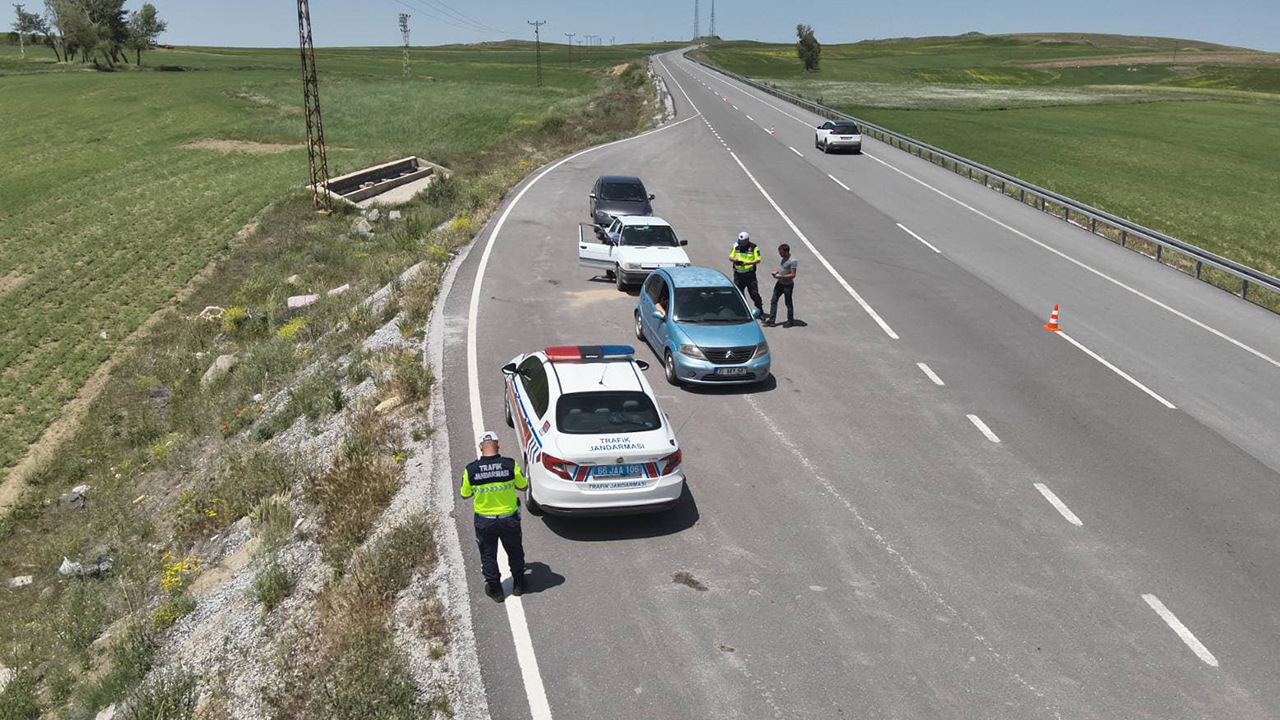 Yozgat'ta hem havadan hem karadan denetim