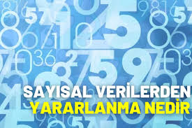 Sayısal Verilerden Yararlanma Nedir