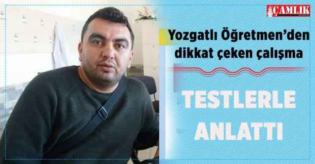 Yozgatlı Öğretmenden testli evde kal çağrısı