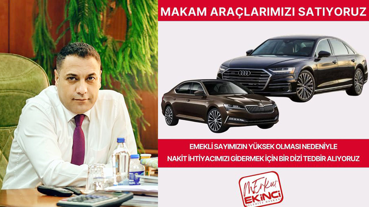 Parasızlık bunu da yaptırdı: Yozgat'ta başkandan satılık makam aracı!