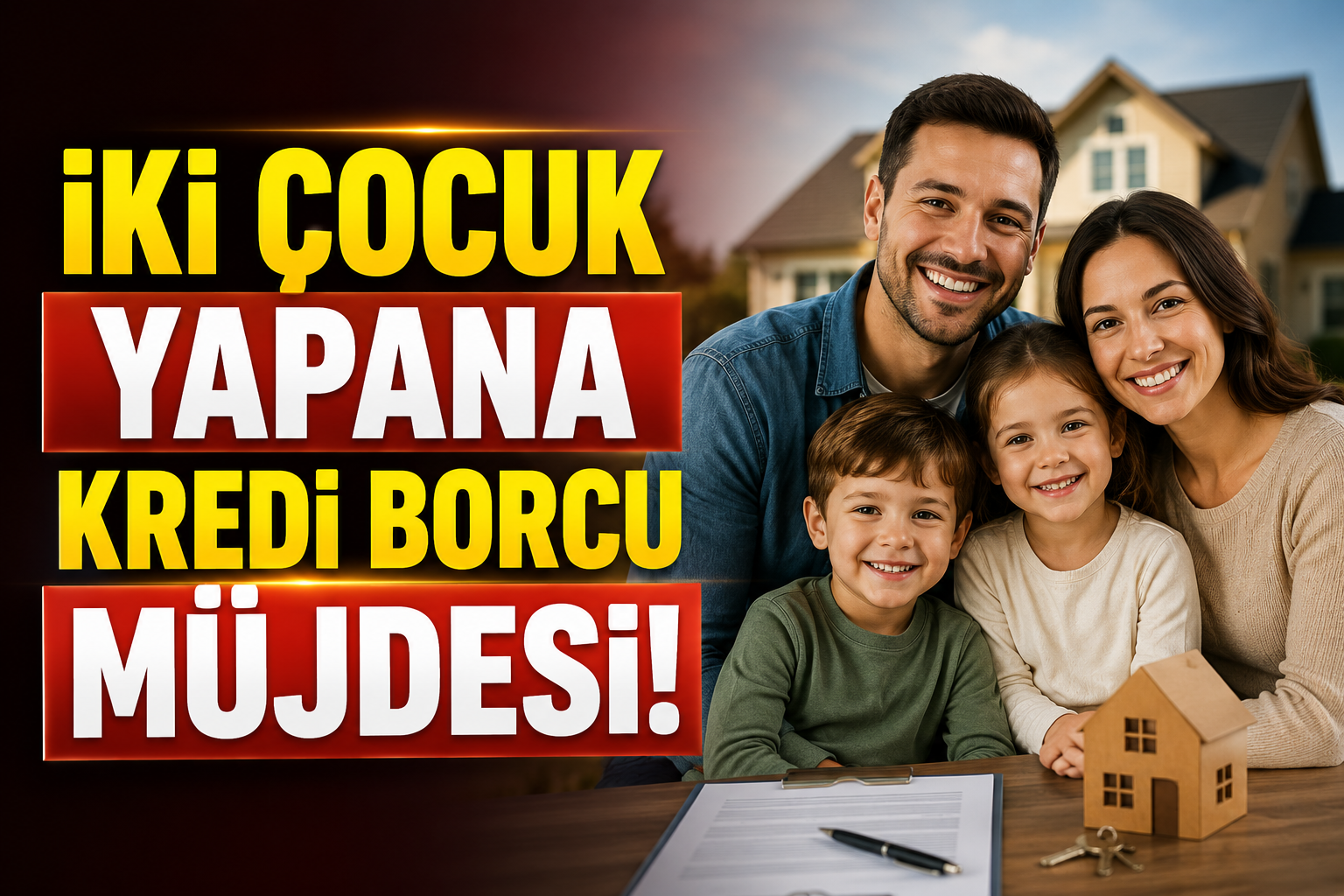İki Çocuk Yapana Kredi Borcu Müjdesi! Evlilik Kredisinde Yeni Dönem