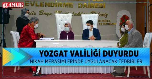 İçişleri Bakanlığı 81 İl Valiliklerine nikah merasiminde uygulanacak tedbirler genelgesi gönderdi