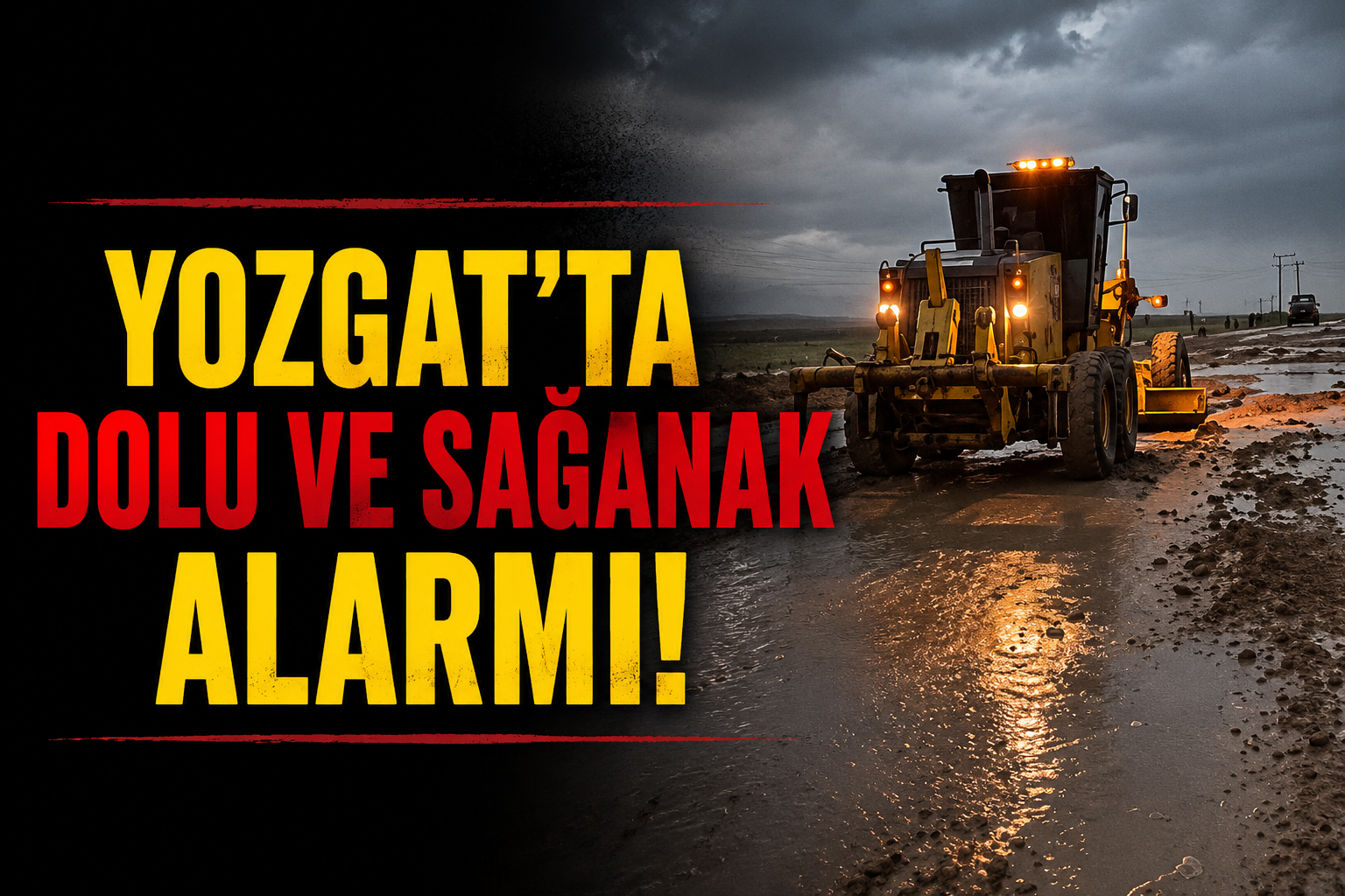 Yozgat'ta Dolu ve Sağanak Alarmı: Tarım Arazileri Zarar Gördü, Ekipler Seferber Oldu