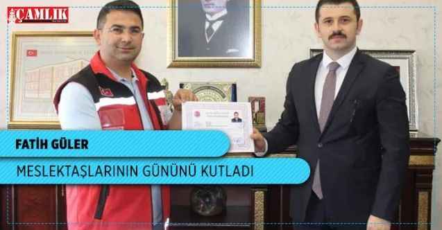 Akdağmadeni Sosyal Yardımlaşma ve Dayanışma Vakfı Müdürü Fatih Güler meslektaşlarının gününü kutladı