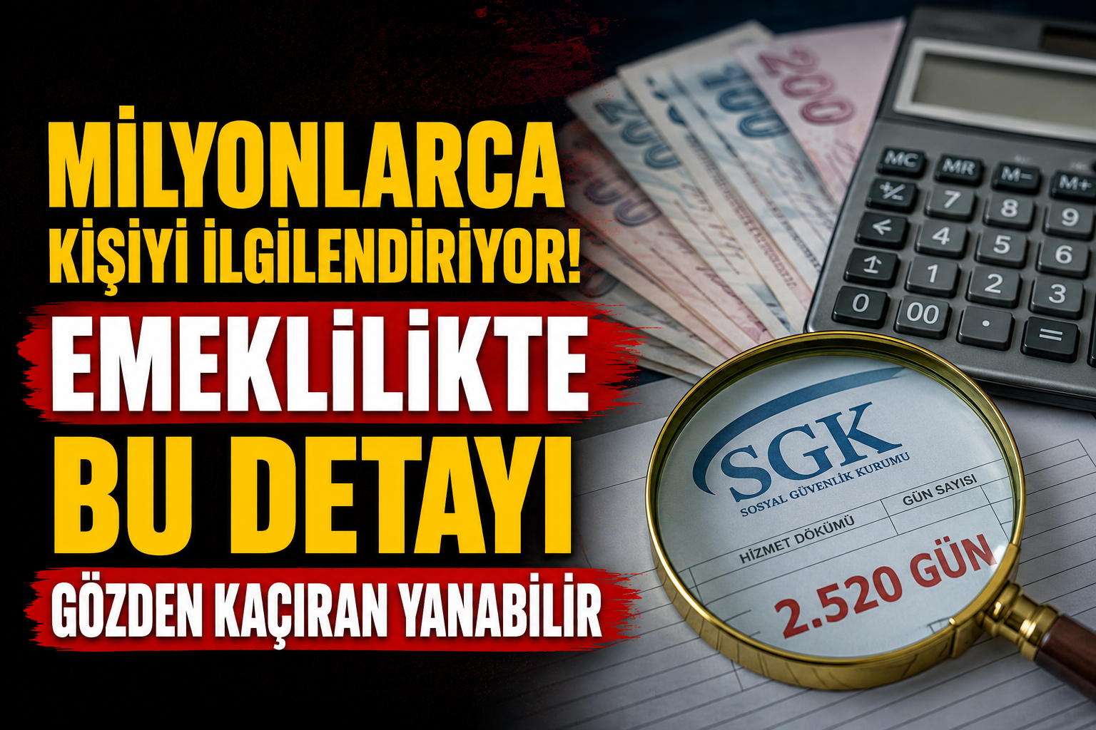 Milyonlarca Kişiyi İlgilendiriyor! Emeklilikte Bu Detayı Gözden Kaçıran Yanabilir