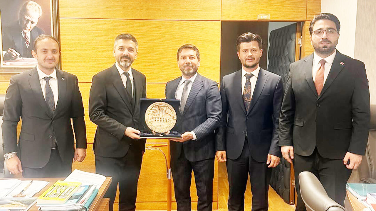 Devletin önemli kurumunda bir Yozgatlı: belediye başkanından dikkat çeken ziyaret