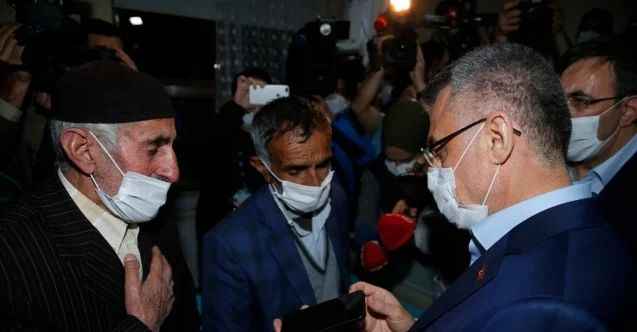 Cumhurbaşkanı Erdoğan, deprem şehidi  korucunun ailesine başsağlığı diledi