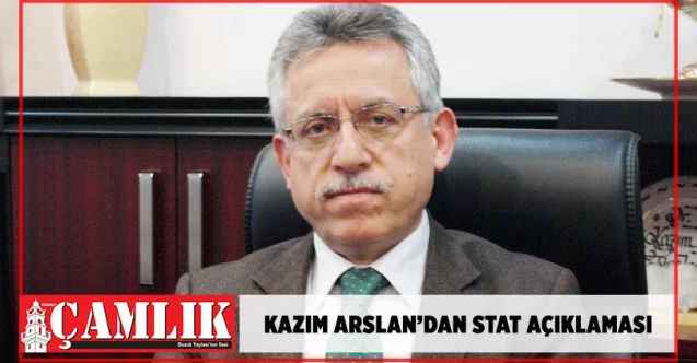 Yozgatspor 1959 FK Başkanı Kazım Arslan'da stat açıklaması
