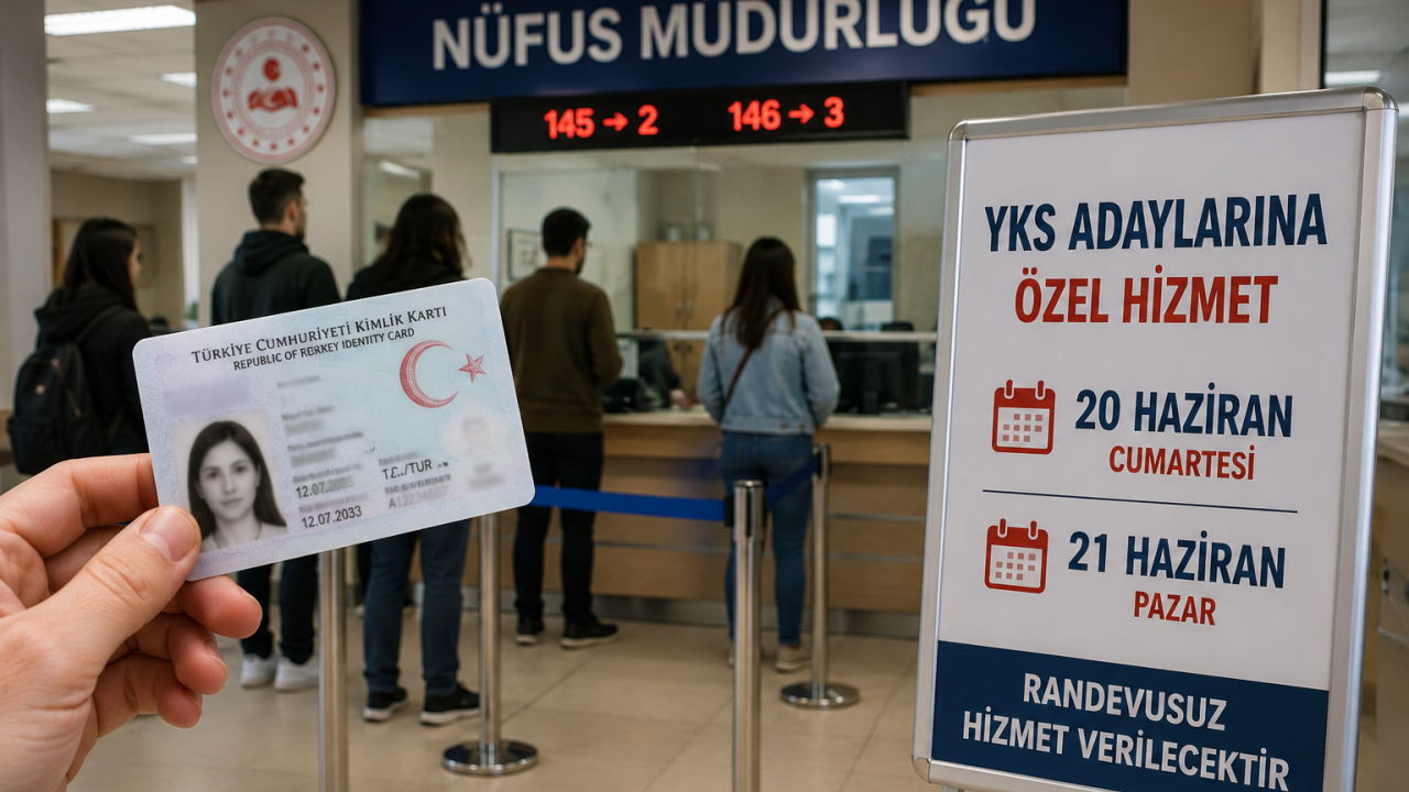 YKS Adaylarına Kritik Uyarı! Yozgat'ta Nüfus Müdürlükleri Hafta Sonu Açık Olacak