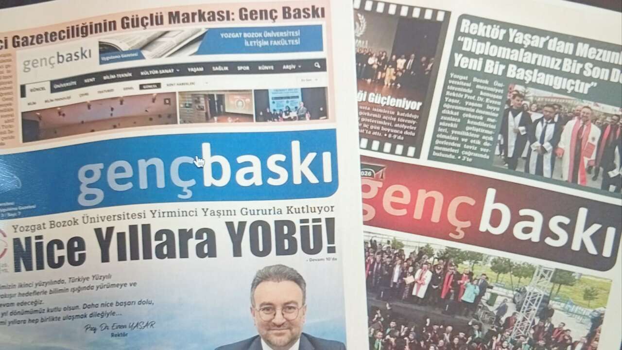 Yozgat Bozok Üniversitesi’ne Büyük Gurur: Genç Baskı Türkiye Üçüncüsü Oldu