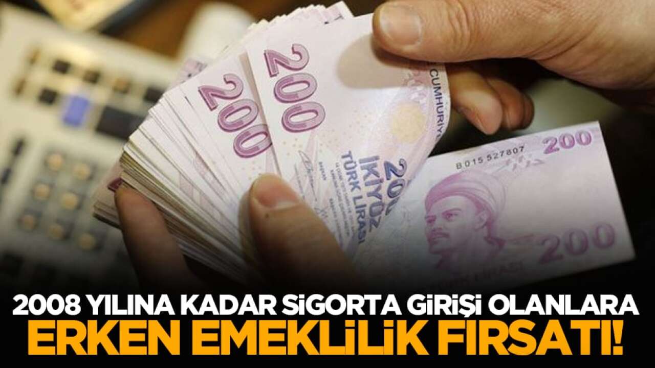 2000-2008 Arası Sigortalılar Kademeli Emeklilik Geliyor