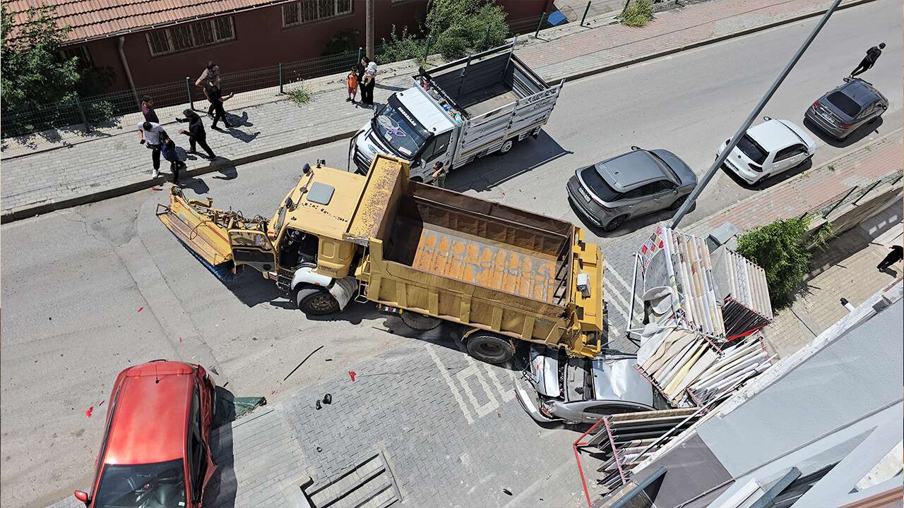Yozgat'ta yürekleri ağıza getiren kaza: Faciadan dönüldü!