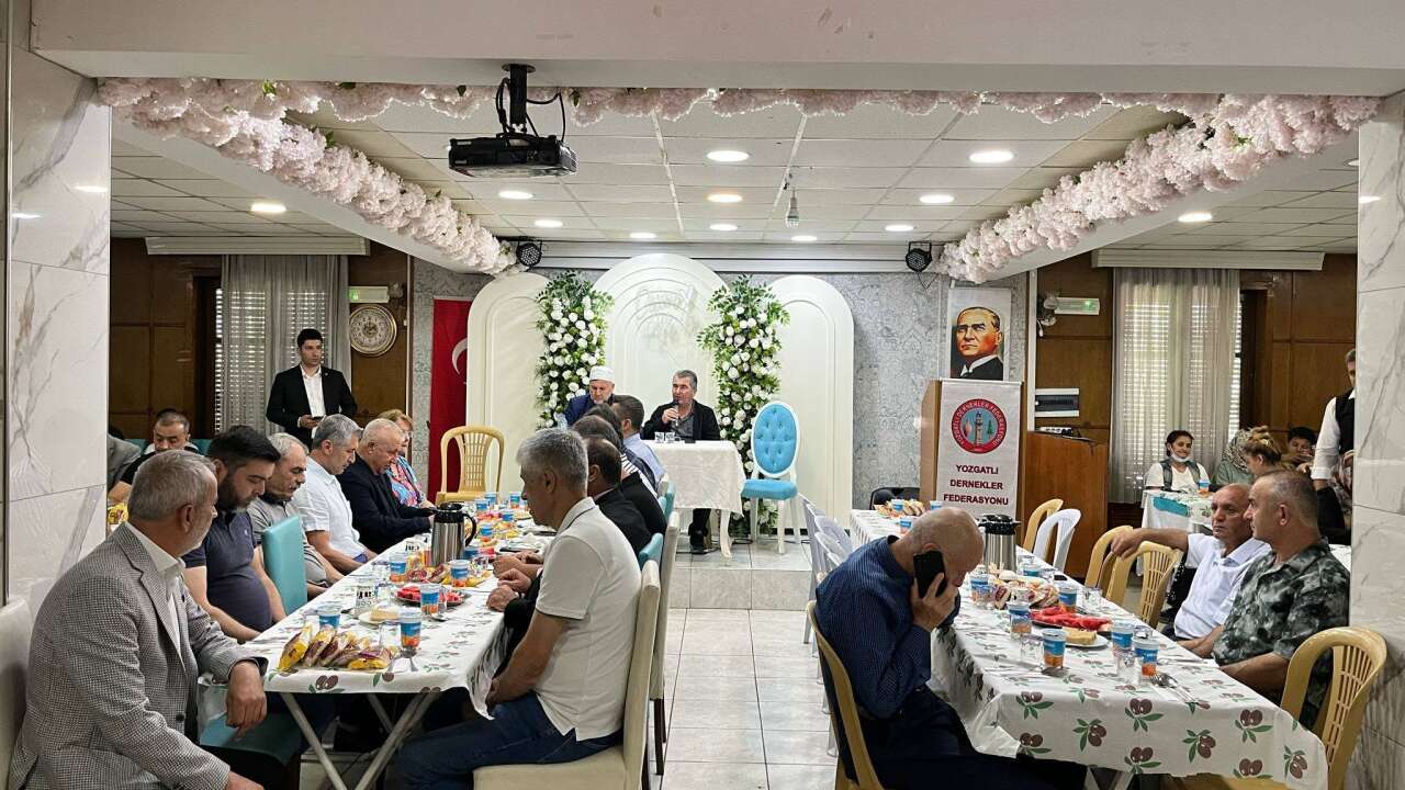 Yozgatlı Dernekler Federasyonu’nda Ahmet Üngörmüş İçin Mevlid Programı Düzenlendi
