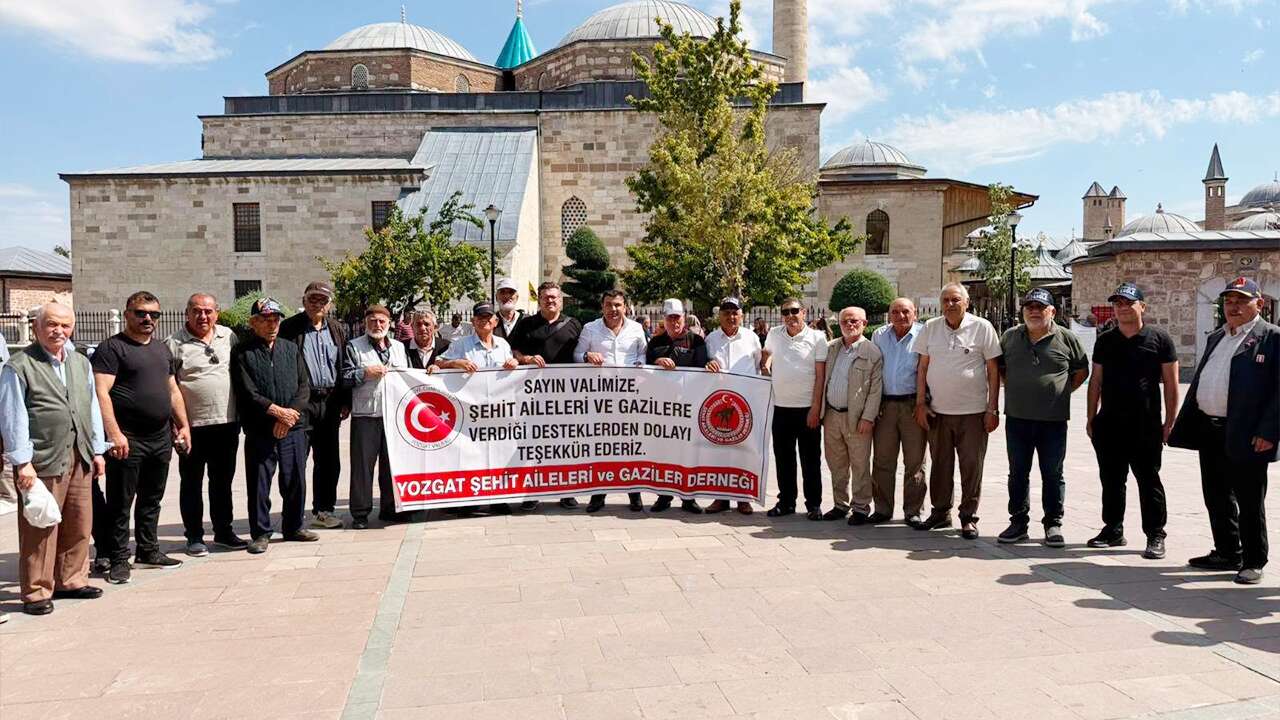 Yozgatlı şehit ve gazi babalarını unutmadılar