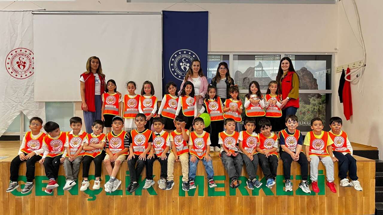 Yozgat Gençlik Merkezi’nden Miniklere Eğlenceli ve Eğitici Etkinlik: Anaokulu Öğrencileriyle Renkli Buluşma