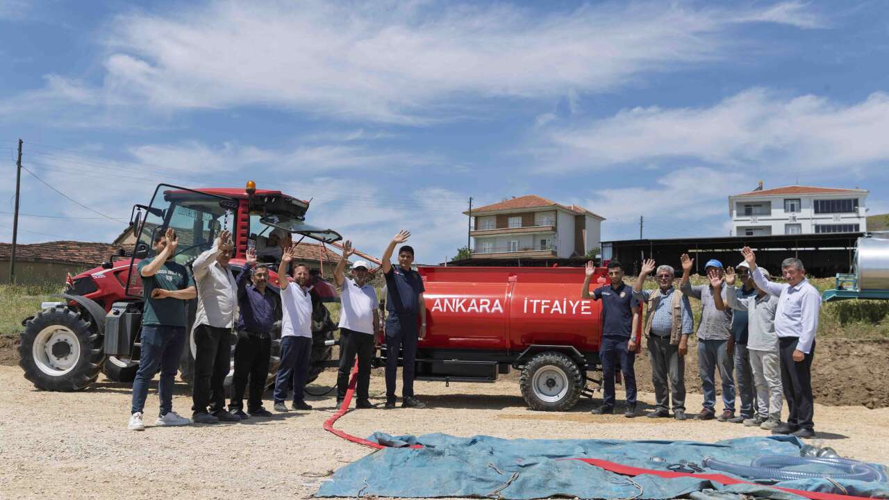 ABB’den Kırsal Mahallelere Yangın Söndürme Tankeri