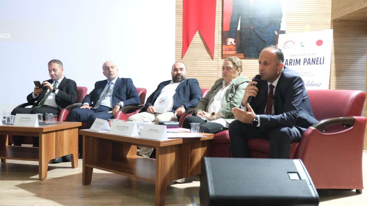 Sorgun'da tarımın geleceği masaya yatırıldI