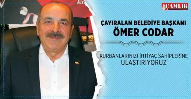 Çayıralan Belediyesi İhtiyaç Sahiplerine kurbanlarınızı ulaştırıyor