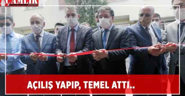 AK Parti Yozgat Milletvekili Yusuf Başer temel atıp, açılış yaptı