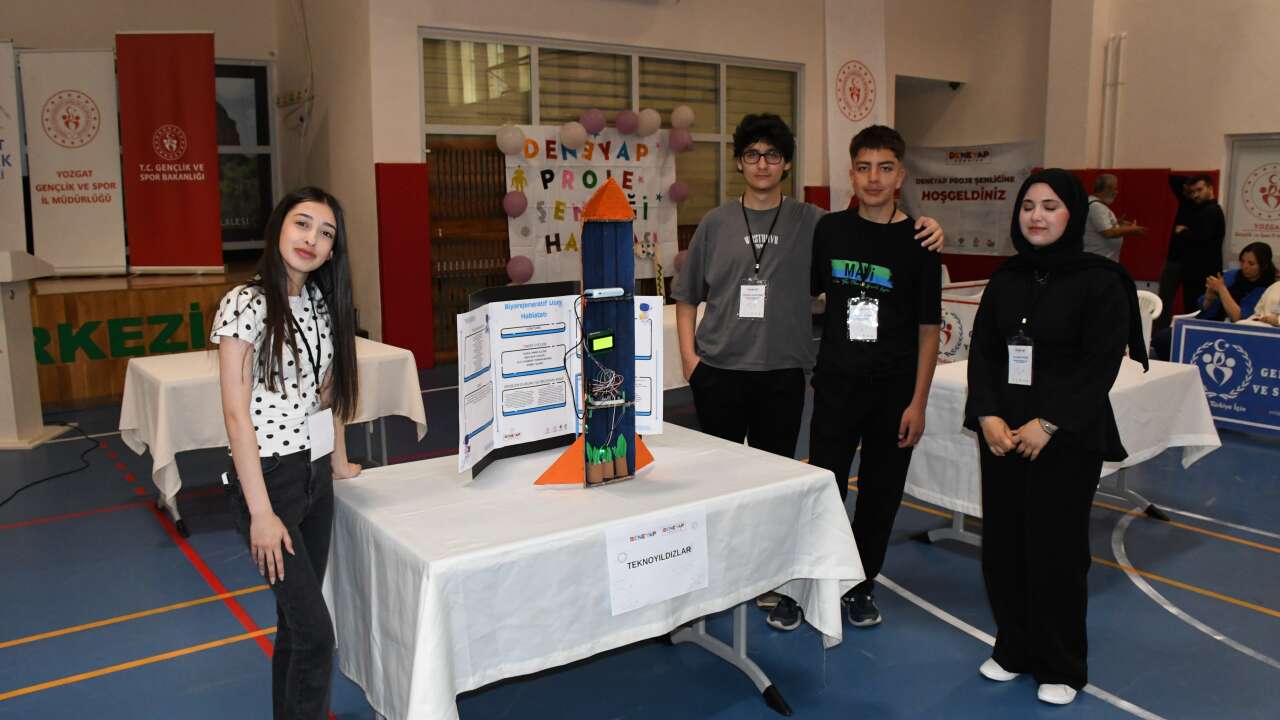 Yozgat'ta Geleceğin Mühendisleri Projelerini Sergiledi