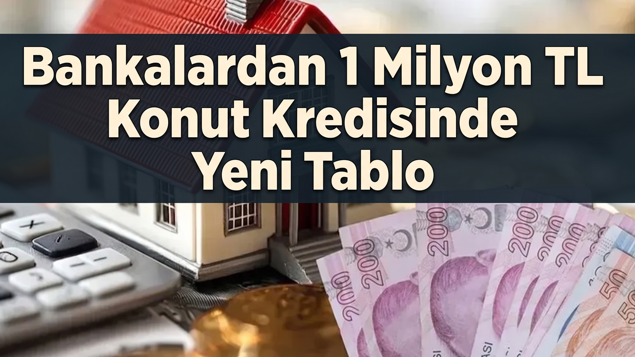 Bankalar Tek Tek Sıraladı: 1 Milyon TL Konut Kredisinin 120 Ay Vadeyle Ödeme Planı!
