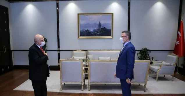 Fuat Oktay, TFF Başkanını kabul etti