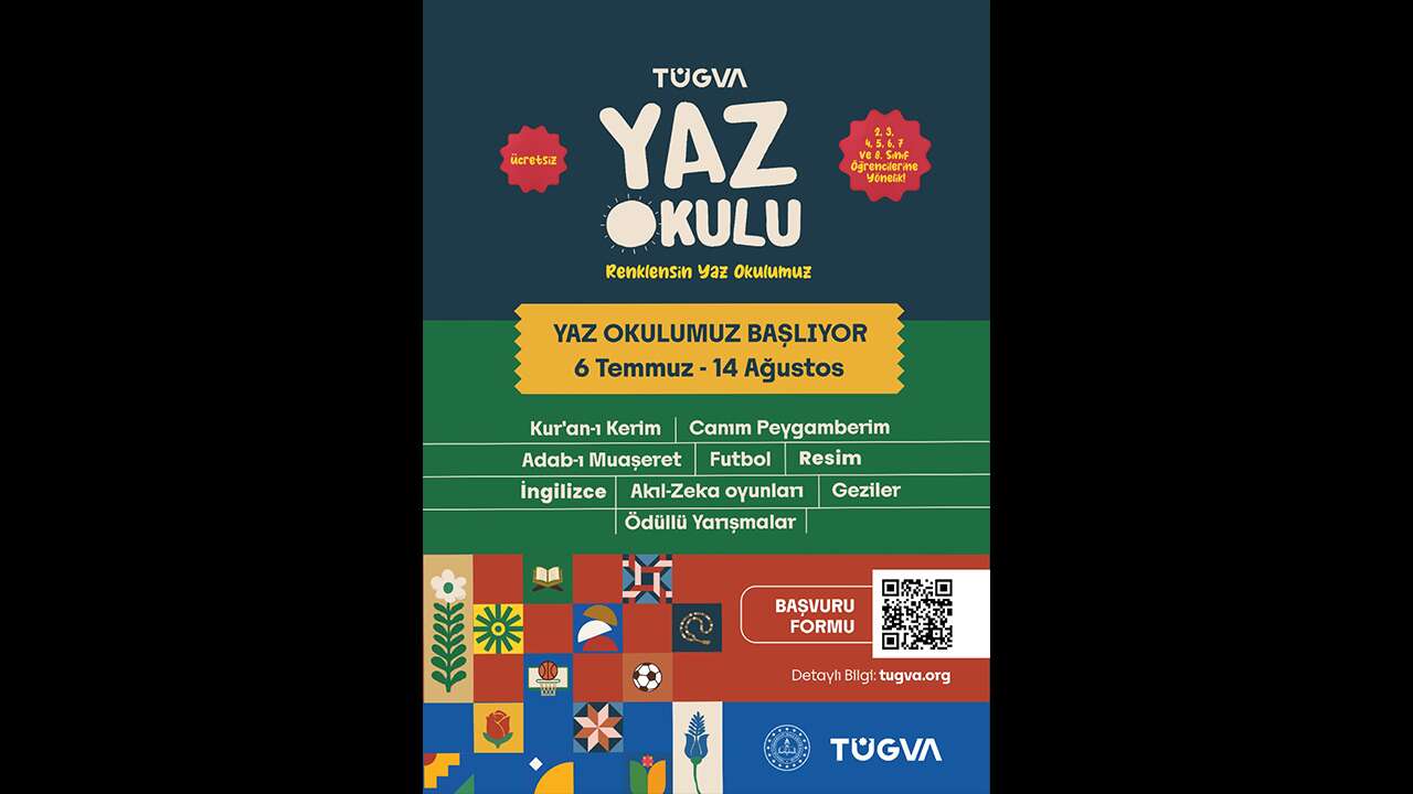TÜGVA Yozgat'ta Yaz Okulu Kayıtları Başladı! Öğrencileri Dolu Dolu Bir Yaz Bekliyor
