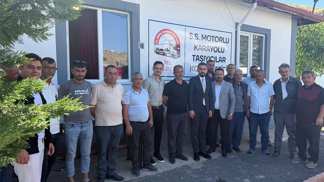 AK Parti Yozgat Merkez İlçe Teşkilatından Taşıyıcılar Kooperatifi'ne Ziyaret