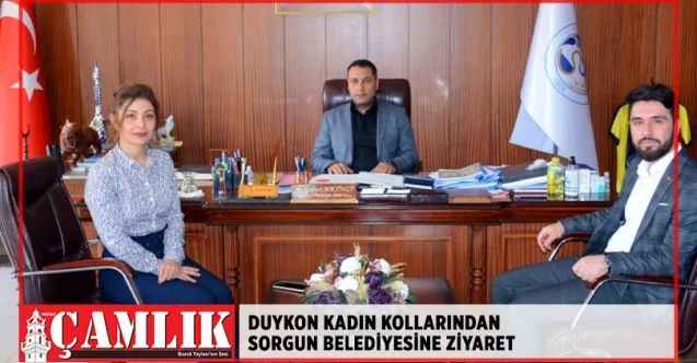 DUYKON Kadın Kolları Başkanı Arslan, Sorgun Belediye Başkanı Ekinci'yi ziyaret etti