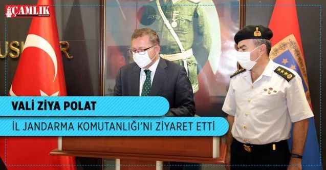 Vali Polat İl Jandarma Komutanlığı'nı ziyaret etti