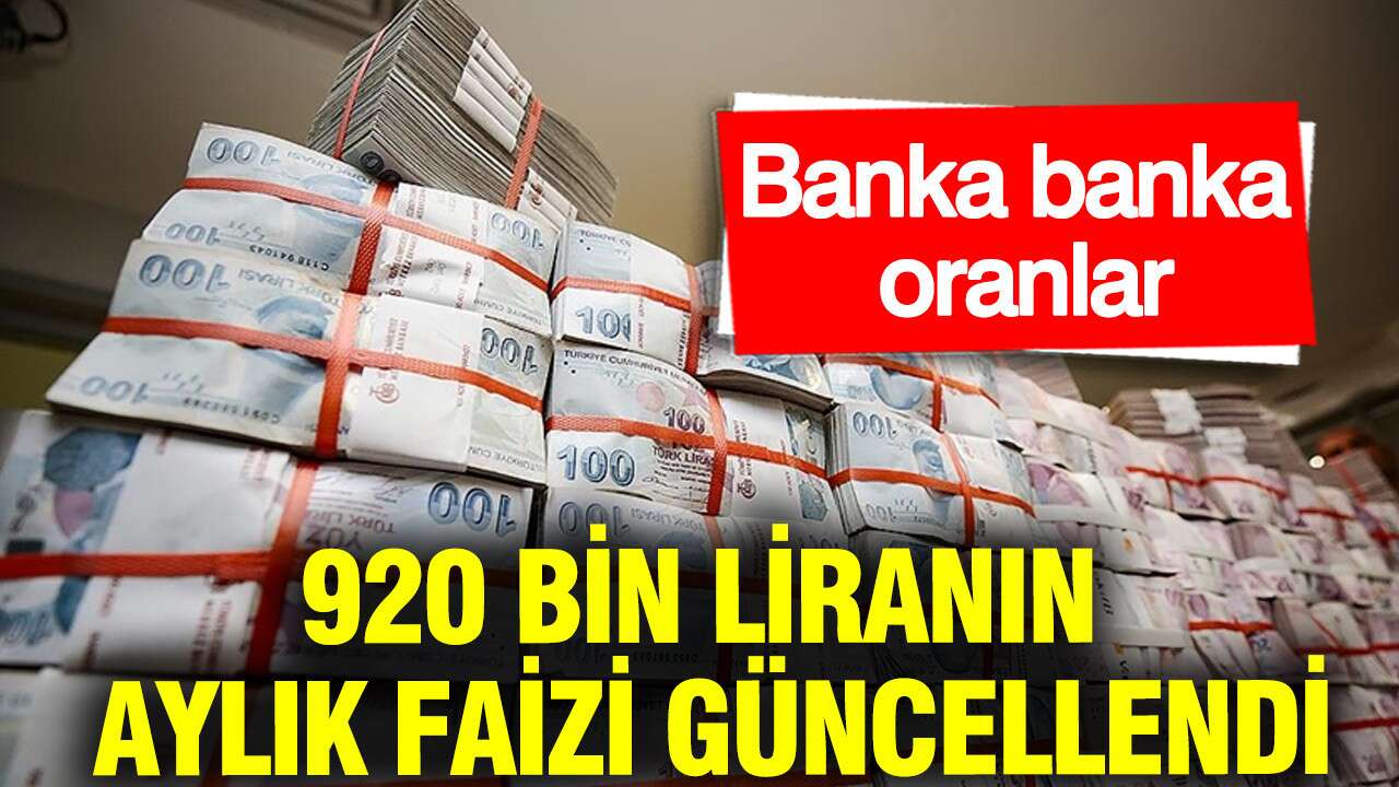 920 Bin TL'nin 32 Günlük Kazancı Belli Oldu: Banka Banka Faiz Yarışı Kızıştı