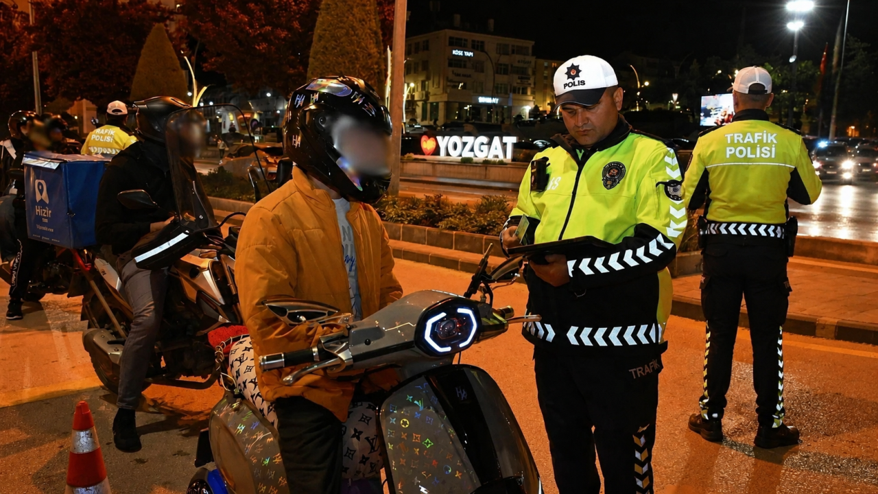 Yozgat'ta Gürültü Yapan Araçlara Sıkı Denetim! Cezalar Art Arda Kesildi