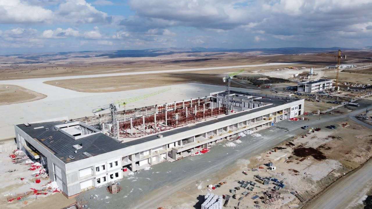 Yozgat Havalimanı'nda Çalışmalar Aralıksız Sürüyor! Geri Sayım Devam Ediyor