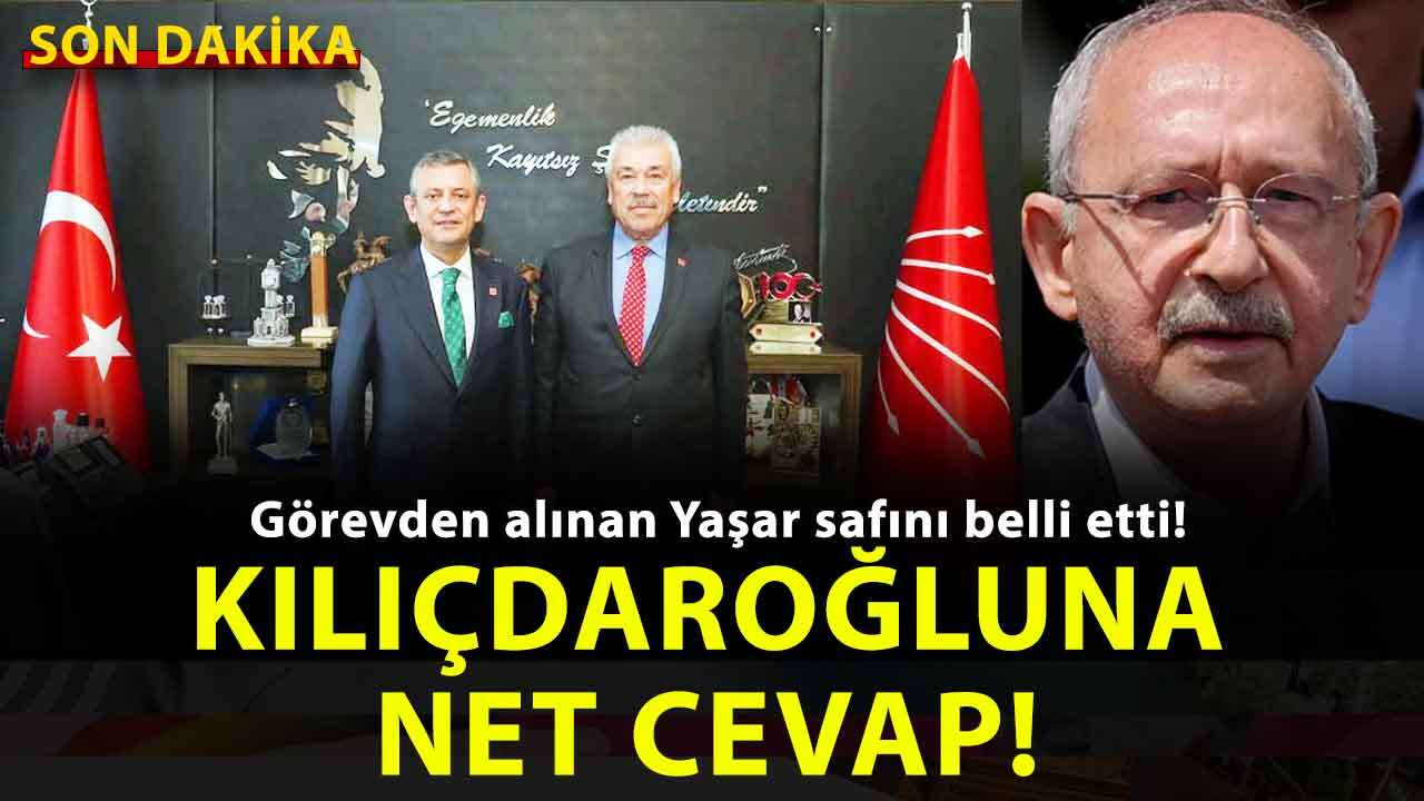 Görevden Alınan CHP Yozgat İl Başkanı Abdullah Yaşar'dan İlk Mesaj: Özgür Özel'in Yanındayım