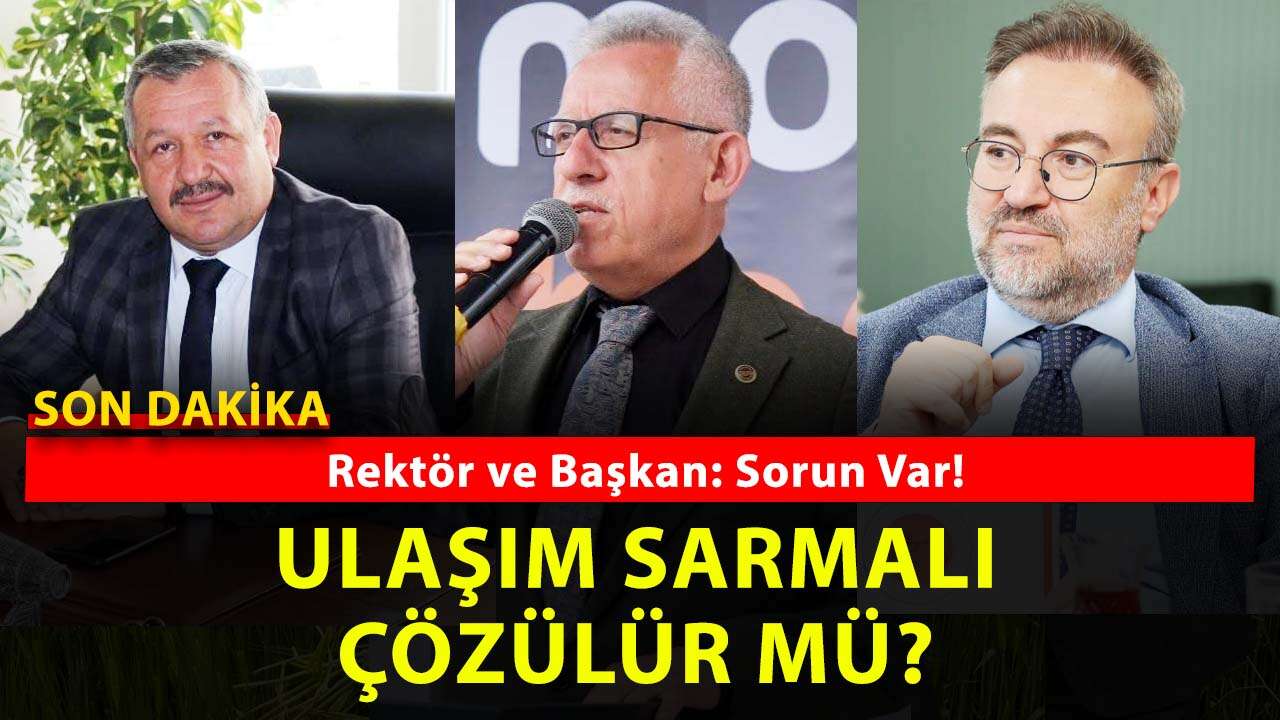 Yozgat'ta Ulaşım Tartışması Büyüyor! Rektör ve Belediye Başkanı Ulaşım Krizine dikkat çekti