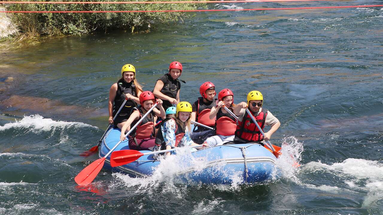 Yozgat'ta rafting heyecanı yaz boyunca sürüyor