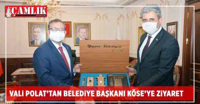 Vali Ziya Polat’tan Belediye Başkanı Celal Köse’ye ziyaret