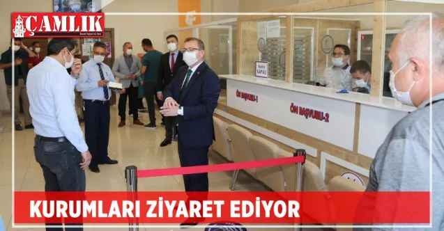 Vali Ziya Polat'ın kurum ziyaretleri sürüyor