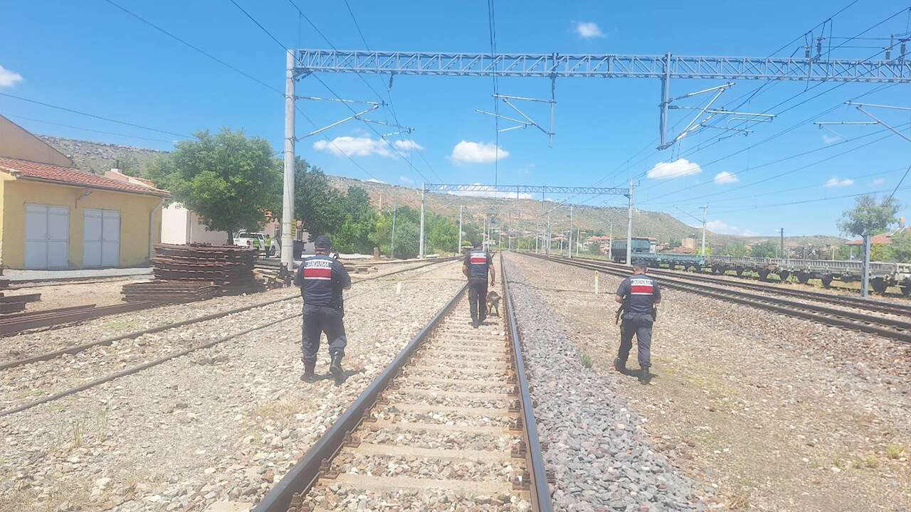 Yozgat'ta Demiryolu Hattında Geniş Güvenlik Taraması